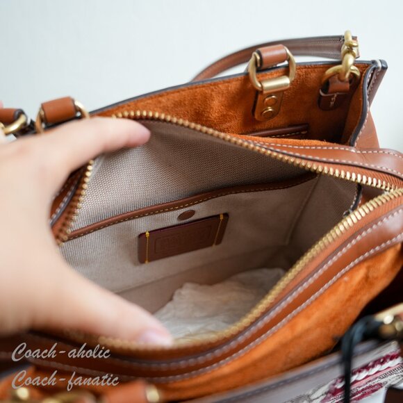 NWT CA119 Coach X Tom Wesselmann Rogue Bag 25 In Signature Textile Jacquard - Picture 13 of 14